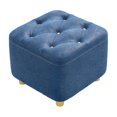 thumbnail image 2 of Small Footstool Foot Stool Stable Padded Seat Silent Bottom Pads Ottoman Stool Foot Rest For Apartment Home Couch Living Room, 2 of 5