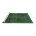 thumbnail image 2 of Ahgly Company Machine Washable Indoor Rectangle Abstract Turquoise Blue Modern Area Rugs, 6' x 9', 2 of 4
