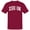 Cardinal Red, variant on No Hex On Retro Bold Typography Men's Black T-shirt