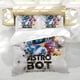 thumbnail image 5 of Astro Bot Conjunto de sábanas temático, trío de piezas, cómodo y amigable con la piel, diseño único, regalo de decoración para el hogar para familiares, amigos y fans,140X210cm, 5 of 6