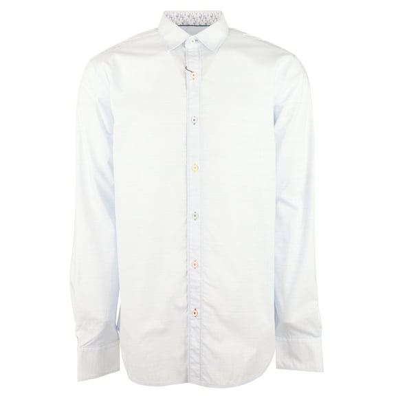 Men's Shaped Fit Long Sleeve Shirt Sky Large