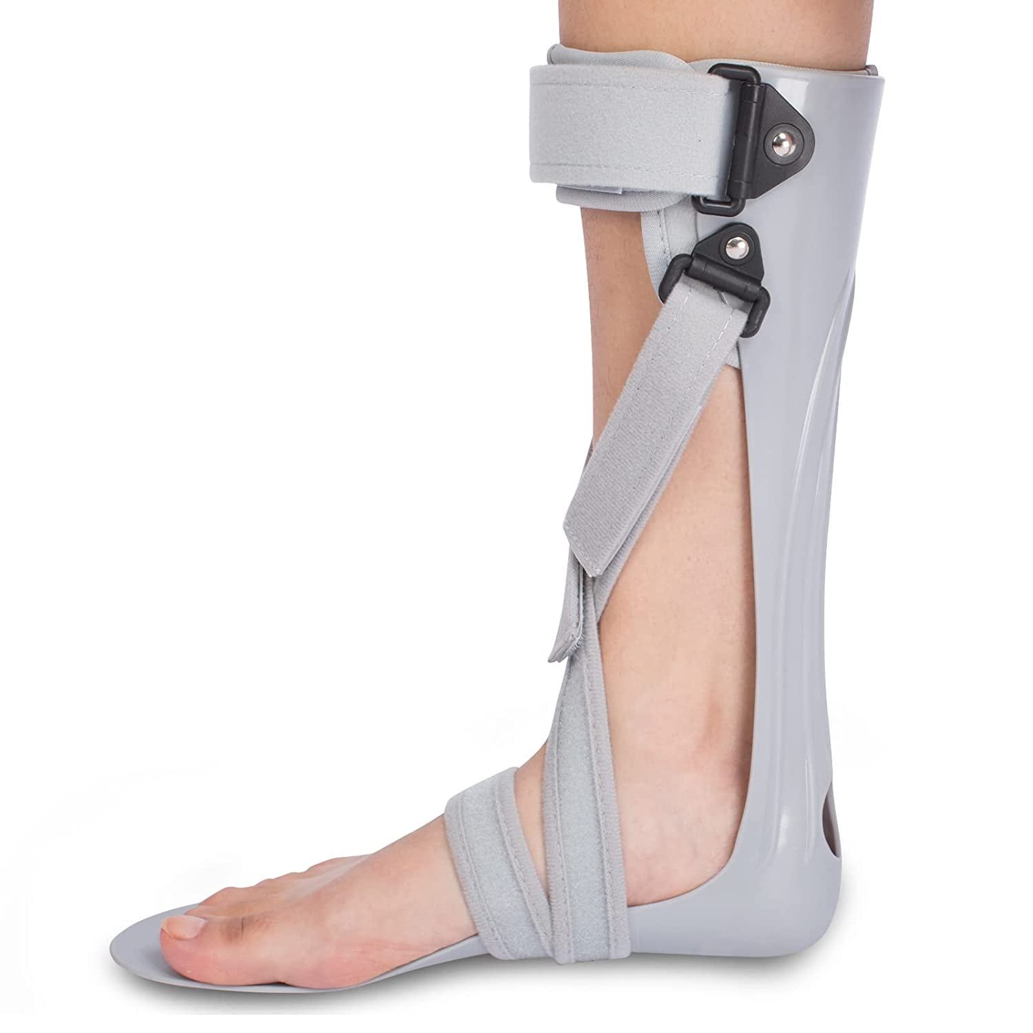 Afo Foot Drop Brace Splint Ankle Foot Orthosis Walking with Shoes or  Sleeping for Stroke HemiplegiaM-Right 