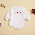 Baby onesie Girls 69, Boys Girls Long Sleeve Christmas Tree Embroidery