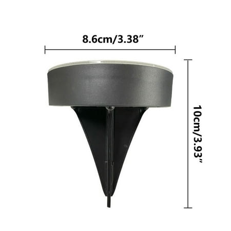 Solar Powered Ground Lights 8 LED Disk Lights for Garden Yard Walkway Energy-Efficient Outdoor Lighting