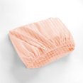 thumbnail image 5 of Twin Size 1-Piece Fitted Sheet – 800 Thread Count, 100% Egyptian Cotton, White Stripe Pattern, 30-Inch Deep Pocket Soft & Breathable, 5 of 5