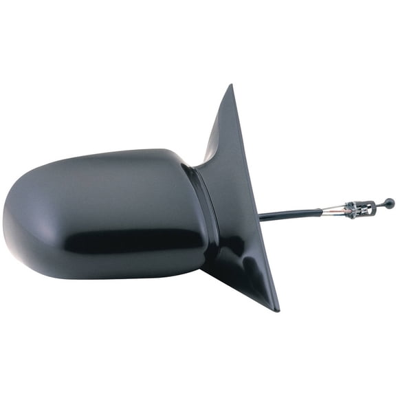 62569G - Fit System Passenger Side Mirror for 92-98 Buick Skylark, black, non-foldaway, Manual Remote