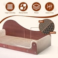 thumbnail image 3 of Cama rascadora para gatos ComSaf, 26,4 pulgadas, de cartón duradero para gatos, 3 of 9