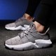 thumbnail image 3 of Nuevos zapatos casuales de malla para hombre, zapatos con cordones para hombre, zapatillas ligeras, cómodas y transpirables para caminar, tenis masculinos, zapatillas para hombre (25 cm), 3 of 4