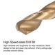 thumbnail image 4 of Grifos y brocass Juegos, M10 x 1.5 Tornillo Rosca Máquina Espiral Flauta Roscado Macho y 8,5mm Helicoidal brocas, Titanio Chapado M35 Cobalto Alta Velocidad Acero (HSS-CO), 4 of 6