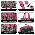 thumbnail image 3 of Teacher Tote Bag,Pioneer Flower Floral Print Pattern Teacher Utility Tote Bag,Large Work Tote Bags for Women with Multiple Pockets,Top Zipper Closure,13.8x10.6x6.7 Inch, 3 of 5