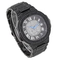 thumbnail image 2 of Bling-ed Out Oblong Metal Mens Color on Blast Watch - 8475Color (ST10235 Black on Black SD), 2 of 3