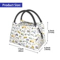 thumbnail image 2 of Yiaed Transport 1 Print Lunch box lunch bag Portable Insulated Lunch Box for Women Men Cooler Tote Bag with Front Pocket for Work Picnic Travel, 2 of 6