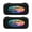 Black, variant on Colorful Moon, Carrying Case For Nintendo Switch & OLED Version, Eva Lightweight Shockproof Protective Pouch Case for Game Console & Accessories with 10 Game Card Slot & Wristband, Black