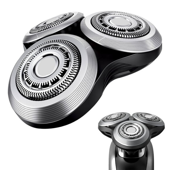 SH90 Replacement Rotary Heads Compatible with Philips Norelco Shavers Series 9000 S9000 SH90 Replacement Heads Blades S8000 Philips Norelco Complete Head