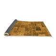 thumbnail image 2 of Ahgly Company Indoor Round Patchwork Orange Transitional Area Rugs, 8' Round, 2 of 4