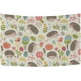 thumbnail image 4 of Coolnut Hedgehog Tapestry Washable Polyester Art Wall Hanging Blanket for Living Room Bedroom Dorm Party, 90 x 60 Inch Home Decor Gifts, 4 of 7
