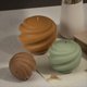 thumbnail image 4 of 3 Piezas Bola Giratoria Vela Molde de Silicona Espiral Tallado Aromaterapia Vela Molde DIY Hecho una Mano 3D Yeso Resina Yeso, 4 of 5