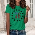 thumbnail image 5 of adaychics American Flag Shirt Women 76 Print 4th of July Shirts American Flag Patriotic T-Shirts for Daily Wear Vacation, 5 of 6