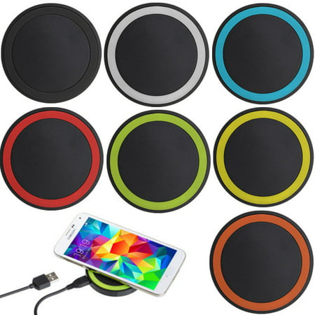 Slim QI Wireless wireless charger pad Charging Charger Pad Mat For Smartphones Android Phone and all Qi-Enabled (Best Wireless Phone Charger For Android)