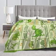 thumbnail image 4 of Dinosaur Blanket Cartoon Cute Dinosaurs Fleece Throw Blanket Toddler Fuzzy Plush Super Soft Cozy Warm Nursery Dinosaur Decor Stuffed Animal Blanket Gifts for Boys Girls Kids Adult Men Women 80"X60", 4 of 6