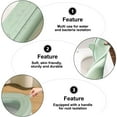 thumbnail image 3 of 2pcs EVA Portable Waterproof foam Toilet Mat Thickened Sticking Universal All Season-grey, 3 of 5