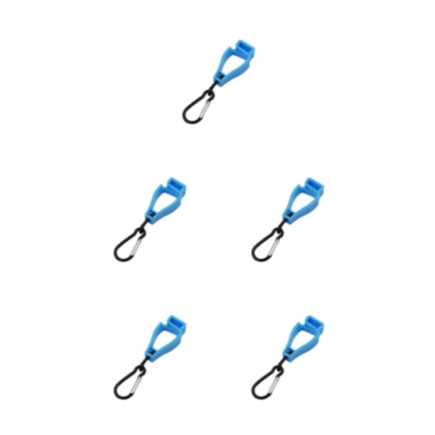 Cateissary Portaguantes de seguridad Abrazadera de trabajo Guantes de trabajo Guardia Guante Grabber Catcher Sujetador Gancho Montañismo Azul Type2 NO2