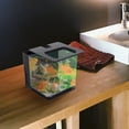 thumbnail image 6 of LEORX 1Set Clear Fish Tank Acrylic Small Fish Rearing Container Transparent, 6 of 8