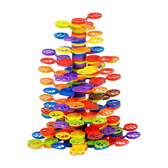 Tree Stacking Blocks Educational Toy Montessori Balance Game Building Toys for 3 100Pcs