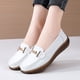 thumbnail image 3 of Zapatos planos con decoración de metal para mujer, zapatos antideslizantes ligeros de suela blanda, zapatos bajos para caminar, 3 of 4