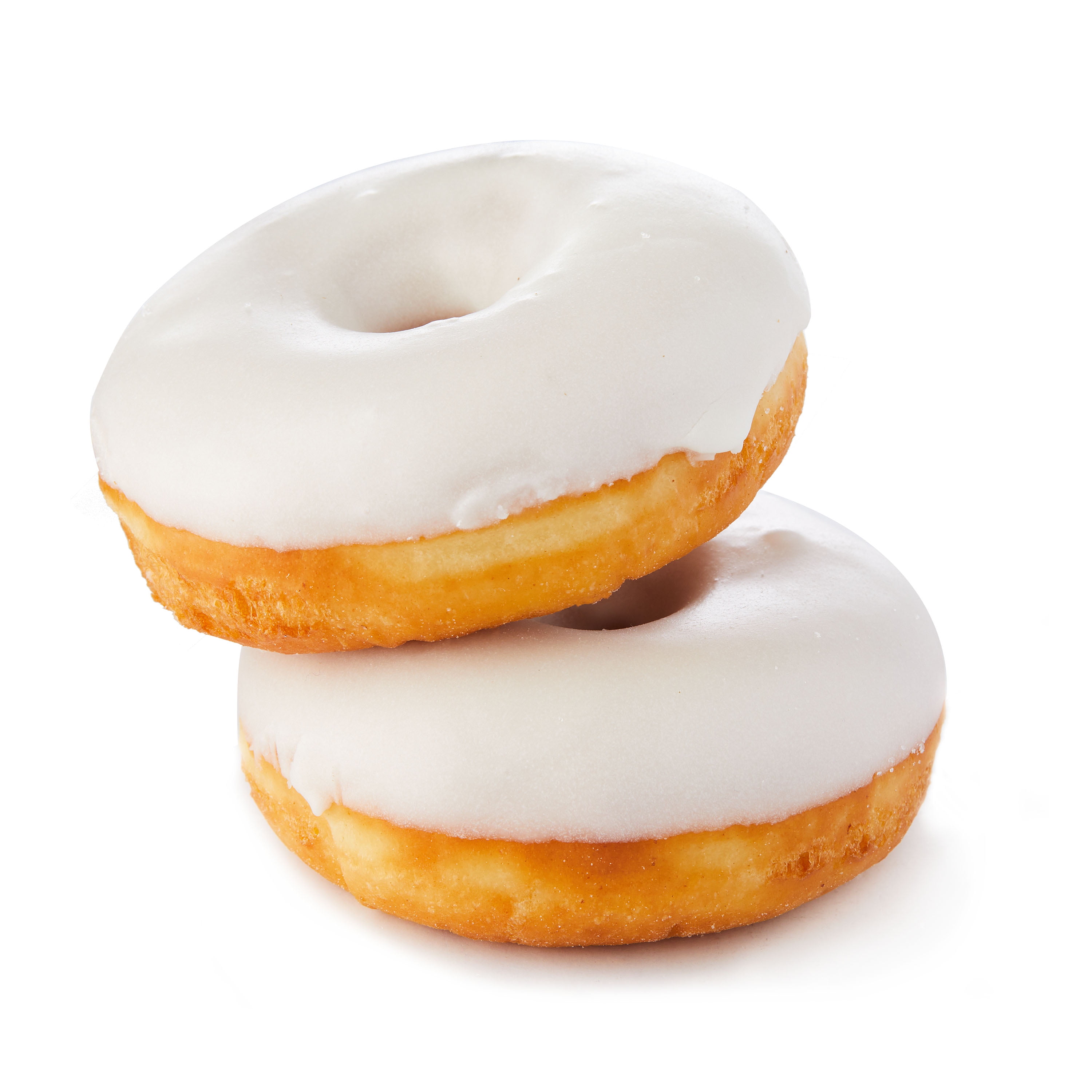 Freshness Guaranteed Regular Vanilla Iced Donuts, 4 oz, 2 Count