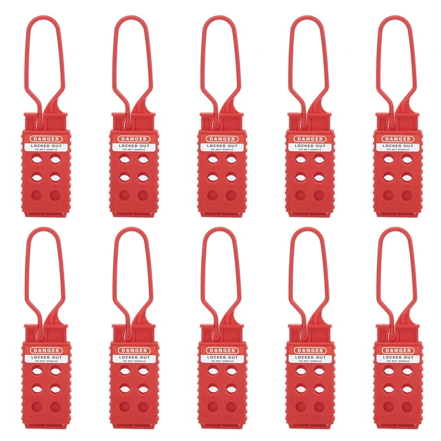 Cerradura De Cerrojo De Etiquetado, Candado De Seguridad Cerrojo De Bloqueo De Seguridad Nylon Aislante Portátil Para Mantenimiento De Equipos Industriales