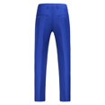 thumbnail image 5 of YDDIAN Mens Classic Suit Pants Straight Fit Modern Formal Dress Pants Separate Trousers Royal Blue 31, 5 of 5
