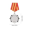 thumbnail image 5 of Medalla 5 Cm Plata Con Cinta para El Cuello Premios Juegos Pelota, 5 of 5