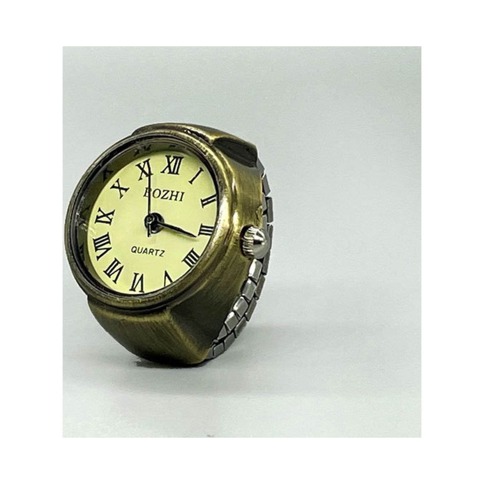 CILENON Real Watch Ring To Tell Time Vintage Watch Clock Ring
