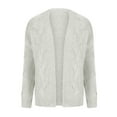 thumbnail image 4 of Lilgiuy Women's Top Cardigan Outwear Coat Long Sleeve Coat Beige，6（M） Winter Fashion 2022, 4 of 4