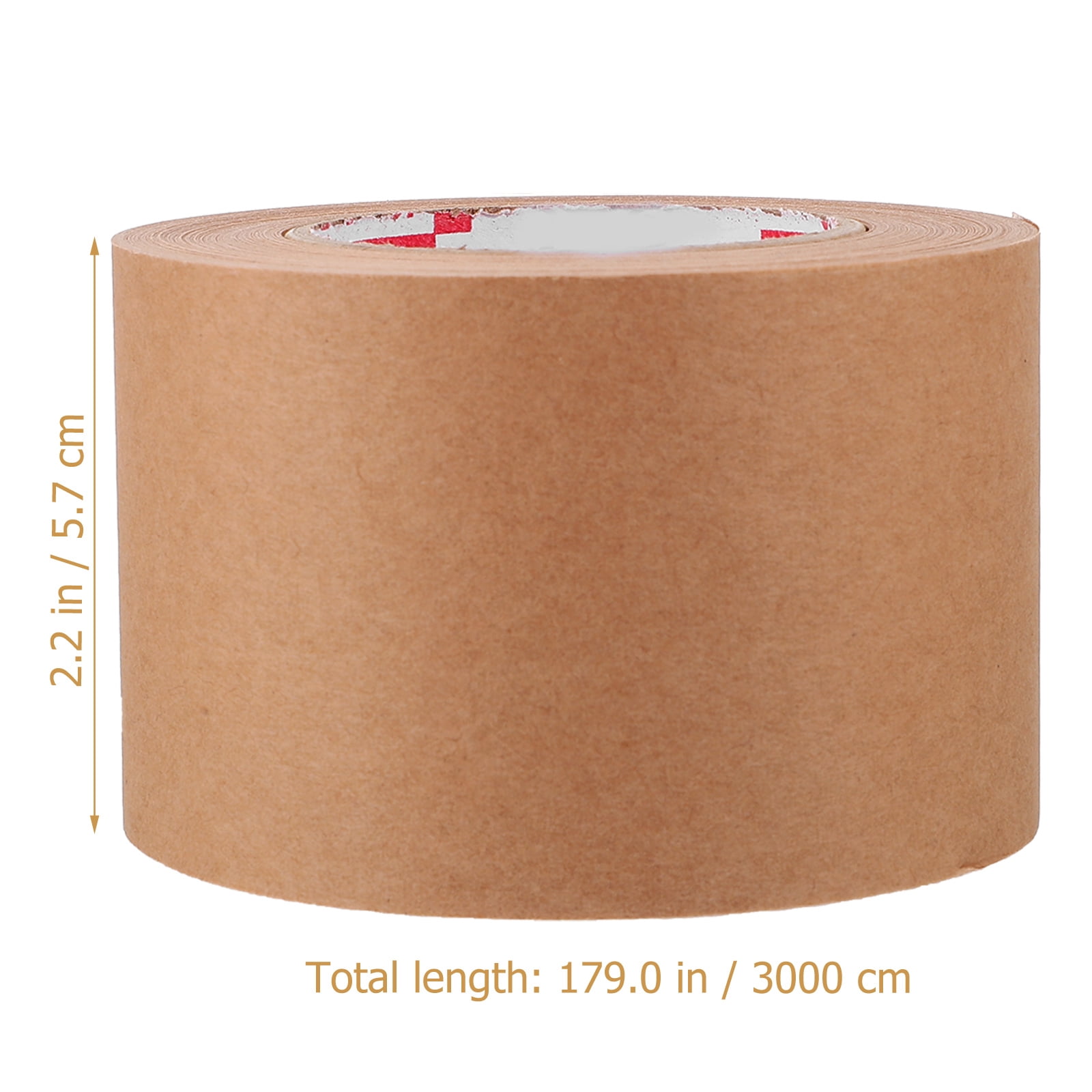 2 Rolls Kraft Paper Tape Heavy Duty Shipping Thick Packing Bulk Glue Household Frame Backing