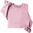 thumbnail image 3 of Long Sleeve Tops for Women Trendy New Casual Sweatshirt for Womens Long Sleeve Shirt Oversized Loose Fitted Pullover Tops Fall Clothes Shirt Pinky S, 3 of 5