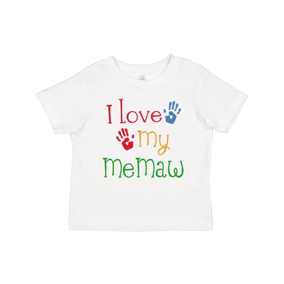 Inktastic I Love My Memaw Girls Baby T-Shirt