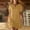 Yellow, variant on Women's Short Sleeve T-Shirt Dress with Double Ruffle Hem Loose Fit