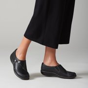 Clarks Womens ASHLAND LANE Q Black Slip-Ons