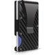 thumbnail image 1 of Carbon Fiber Minimalist Wallet for Men - Blocking Credit Card Holder Metal Wallet- Money Clip Slim Front Pocket, 1 of 5