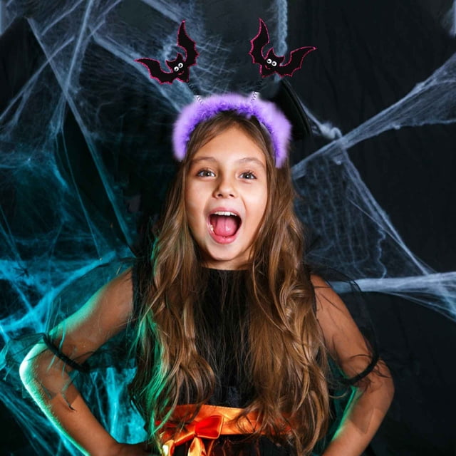 Fiudx Diadema de Halloween, Diseño Decorativo Colorido, Perfecta para Fiestas, Accesorio Divertido para Fotomatón, Ideal para Cosplay de Halloween, Fiestas de Disfraces, Tamaño 11.03 X 10.24 Pulgadas