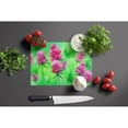 thumbnail image 4 of Vermont Red Clover in Watercolor Glass Cutting Board Large 12 in x 15 in, 4 of 5