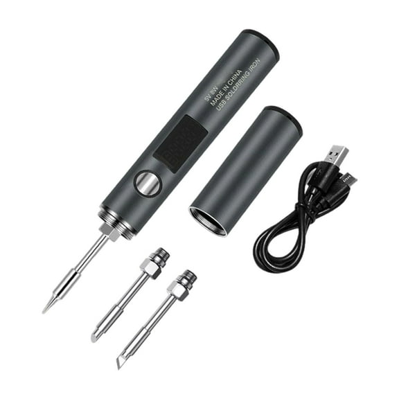 Portable Wireless Welding Soldering Pen with 5 Levels Temperature Control Build in LED Light & Auto Sleep Safety Feature