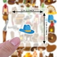 thumbnail image 6 of 35pcs-50pcs Rustic Stickers Cowboy Kids Stickers Decals Hat Stickers Wild West Stickers for Laptops Suitcases Fridge, 6 of 9