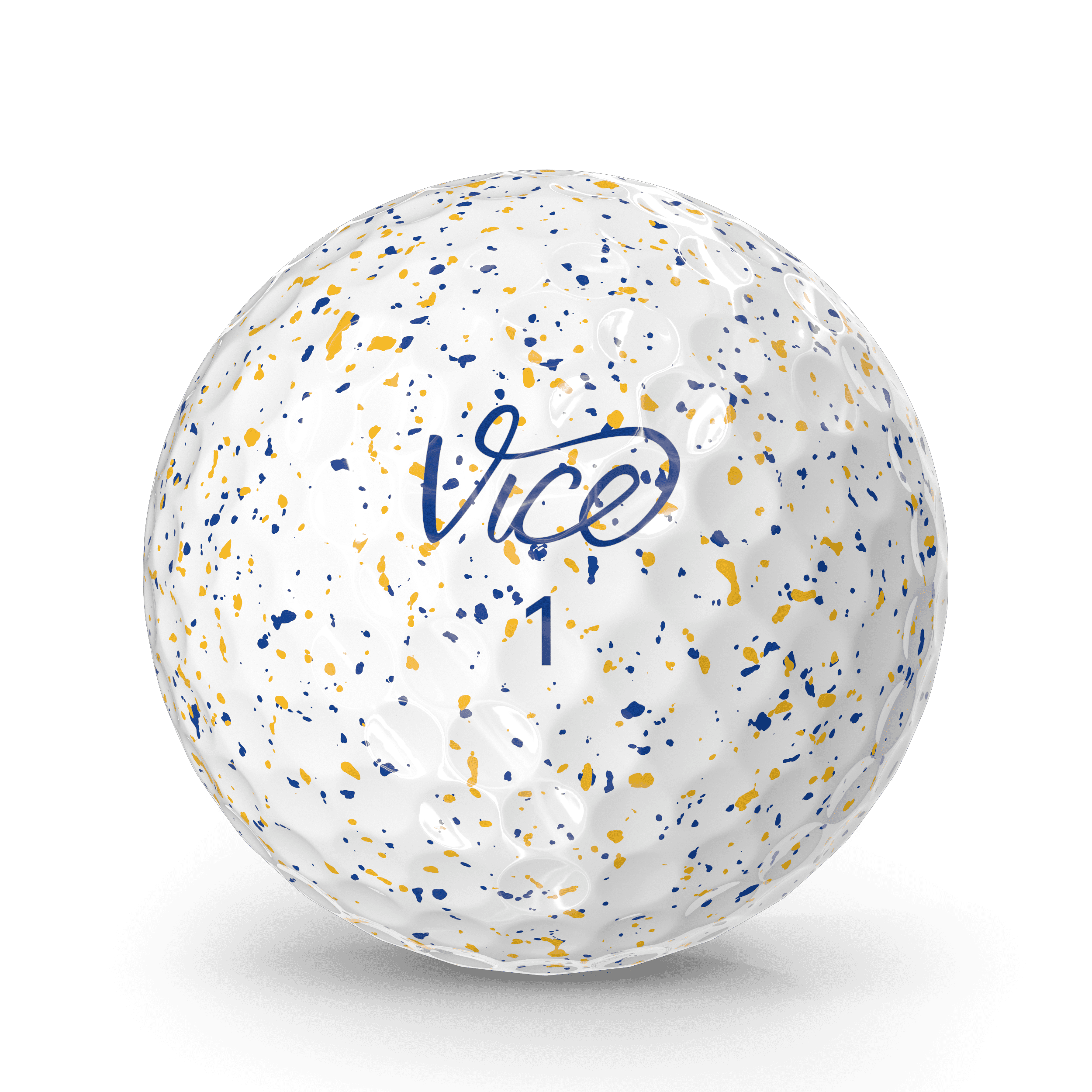 Vice Pro Plus Golf Balls Drip Navy Orange 12pack