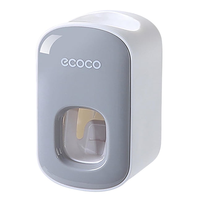 Pompotops Bathroom Nail-free Wall-mounted Double-squeeze Lazy Automatic Toothpaste Squeezer Clearance