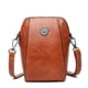 thumbnail image 3 of Mochila vertical para teléfono, bolsa cruzada pequeña, estilo minimalista, teléfono inteligente, bolsa para mujer, portátil, ajustable, material de cuero, para oficina, alta capacidad, fácil, 3 of 8