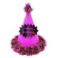 thumbnail image 1 of Suministros de decoración para fiesta de cumpleaños, tocado para bebé y adulto de 1 año, dorado, Morado, blanco, azul, rojo, sombrero puntiagudo, venta al por mayor, 1 of 4