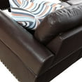 thumbnail image 6 of Aukfa Sectional Sofa, Living Room Couch with Storage Ottoman, Cup Holder, Right Facing Chaise, Brown, 6 of 10